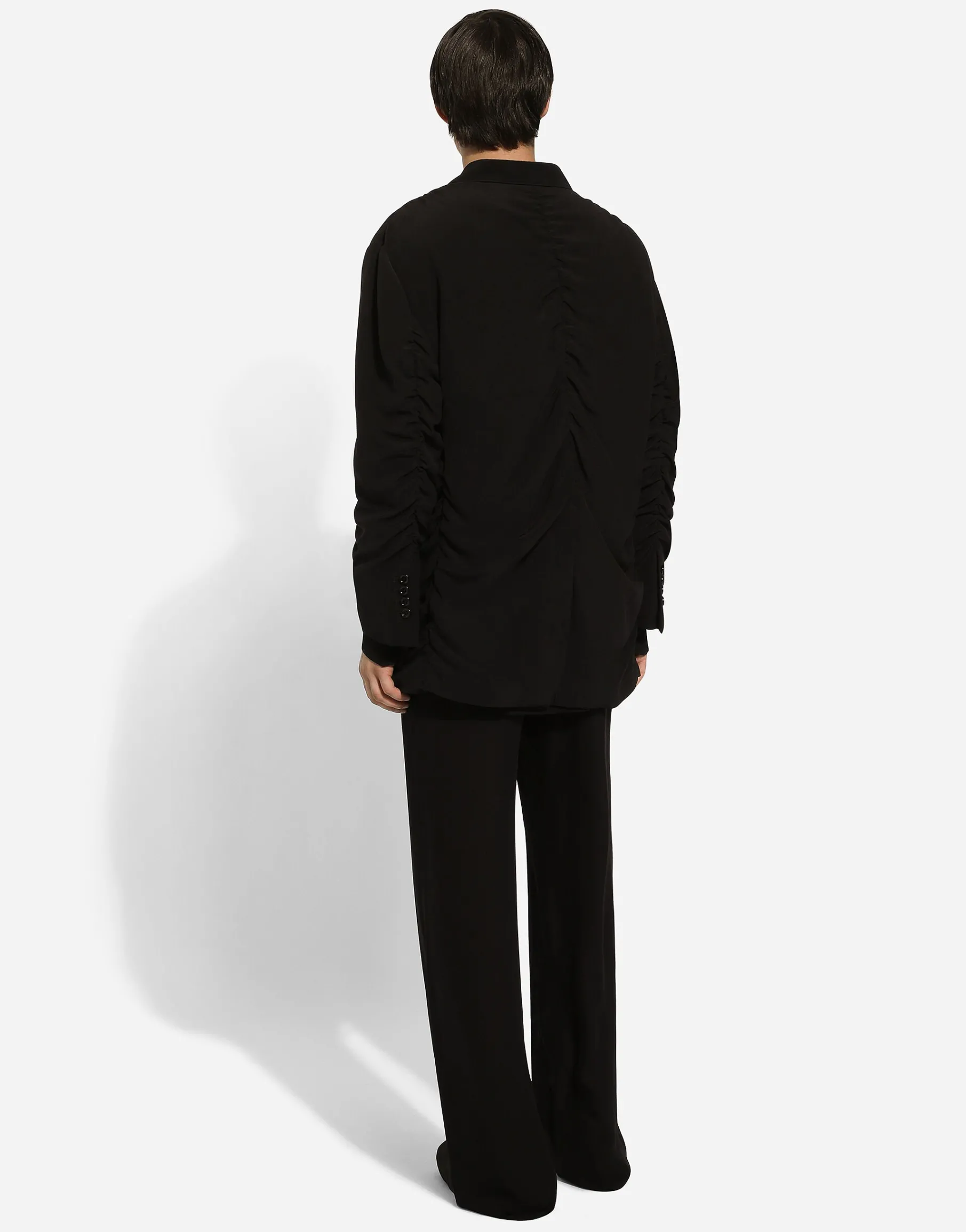 Mandarin shirt with shirt front