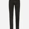 Marble-effect skinny stretch jeans