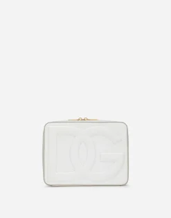 Medium calfskin camera bag with DG Logo