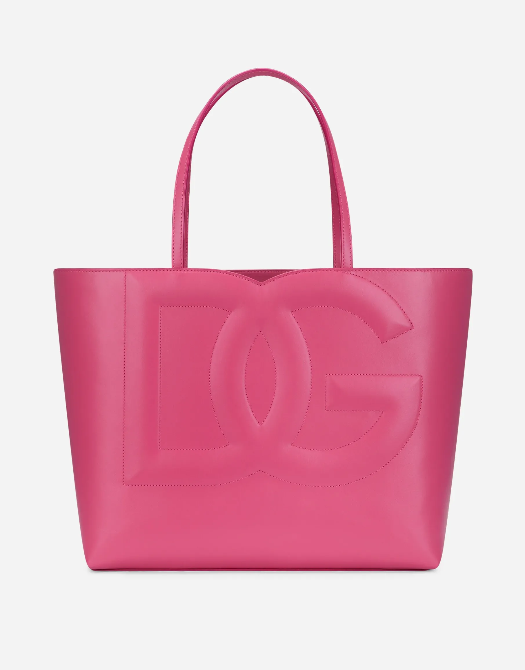 Medium calfskin DG Logo Bag shopper