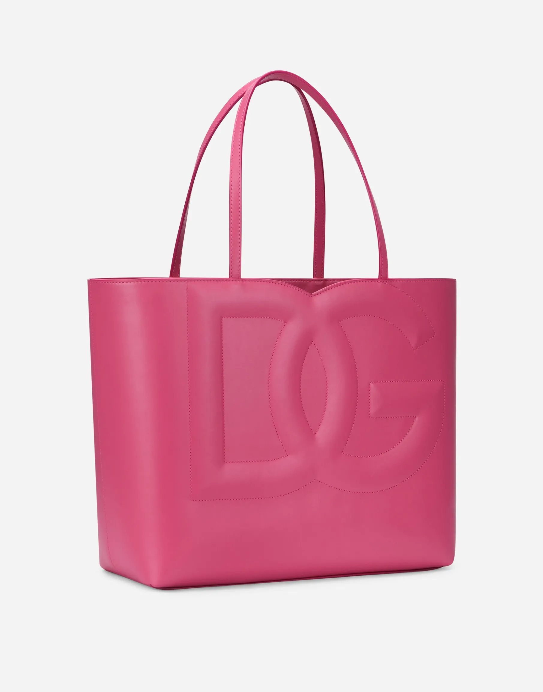 Medium calfskin DG Logo Bag shopper