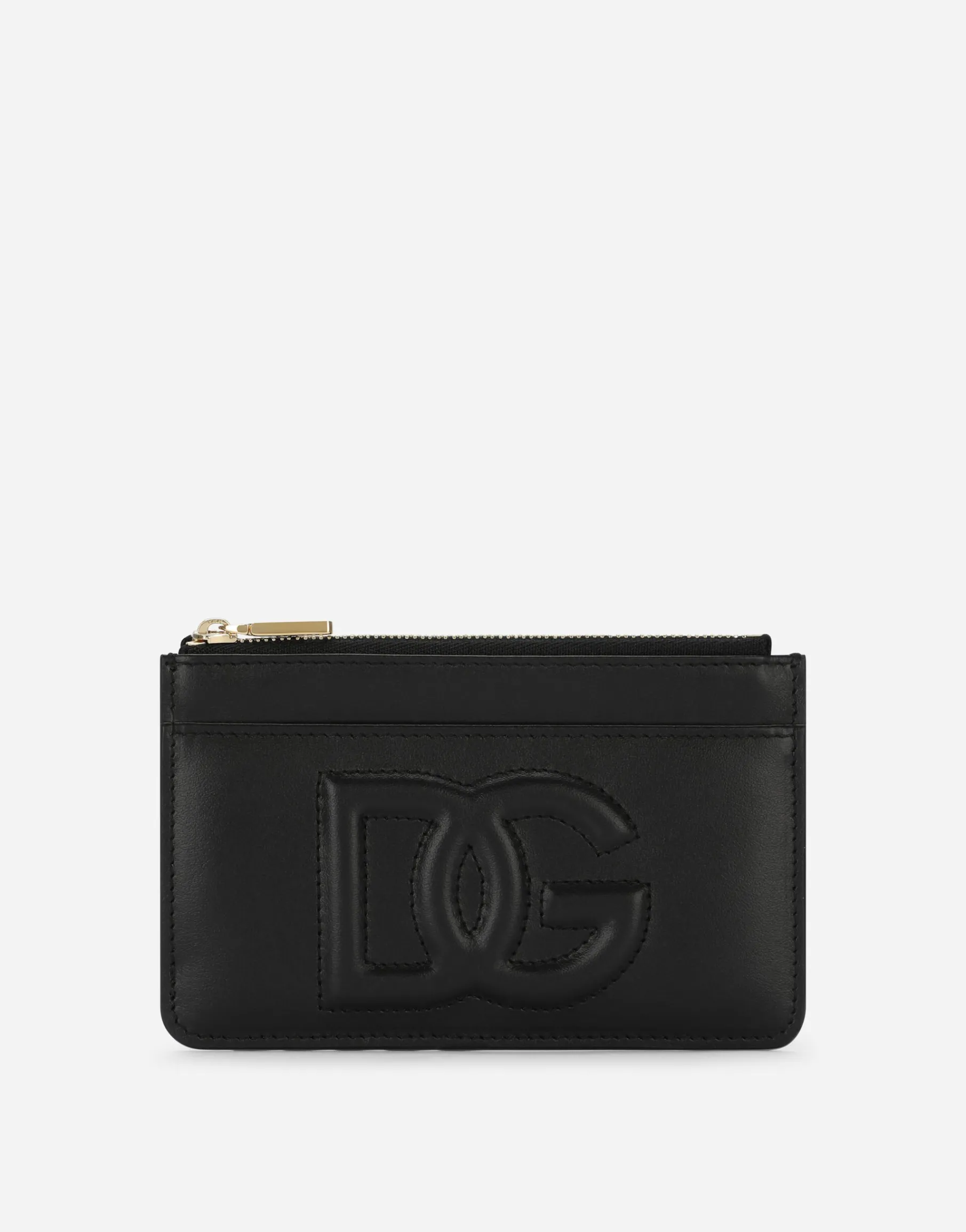 Medium calfskin DG Logo card holder