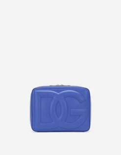 Medium calfskin DG Logo camera bag