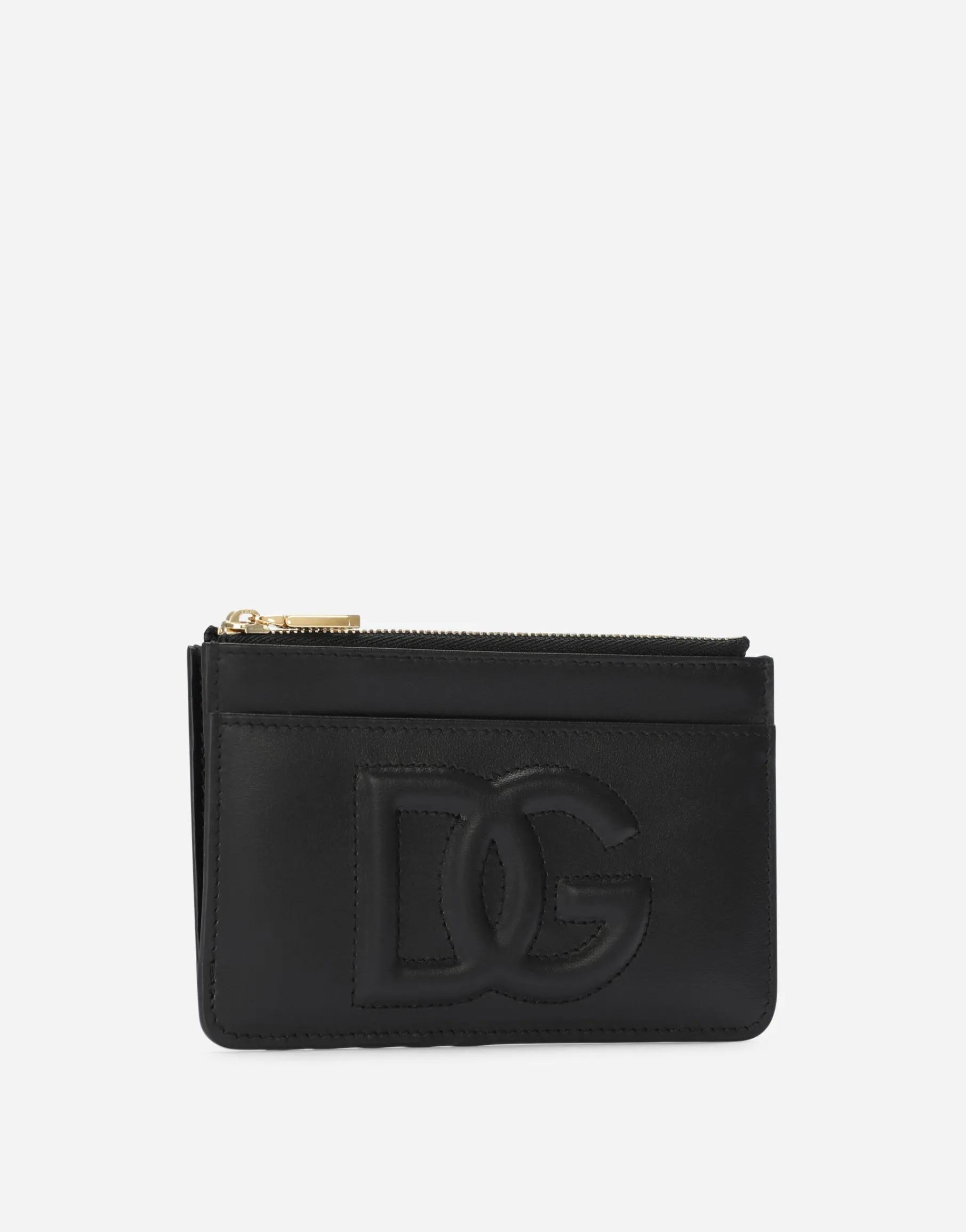 Medium calfskin DG Logo card holder