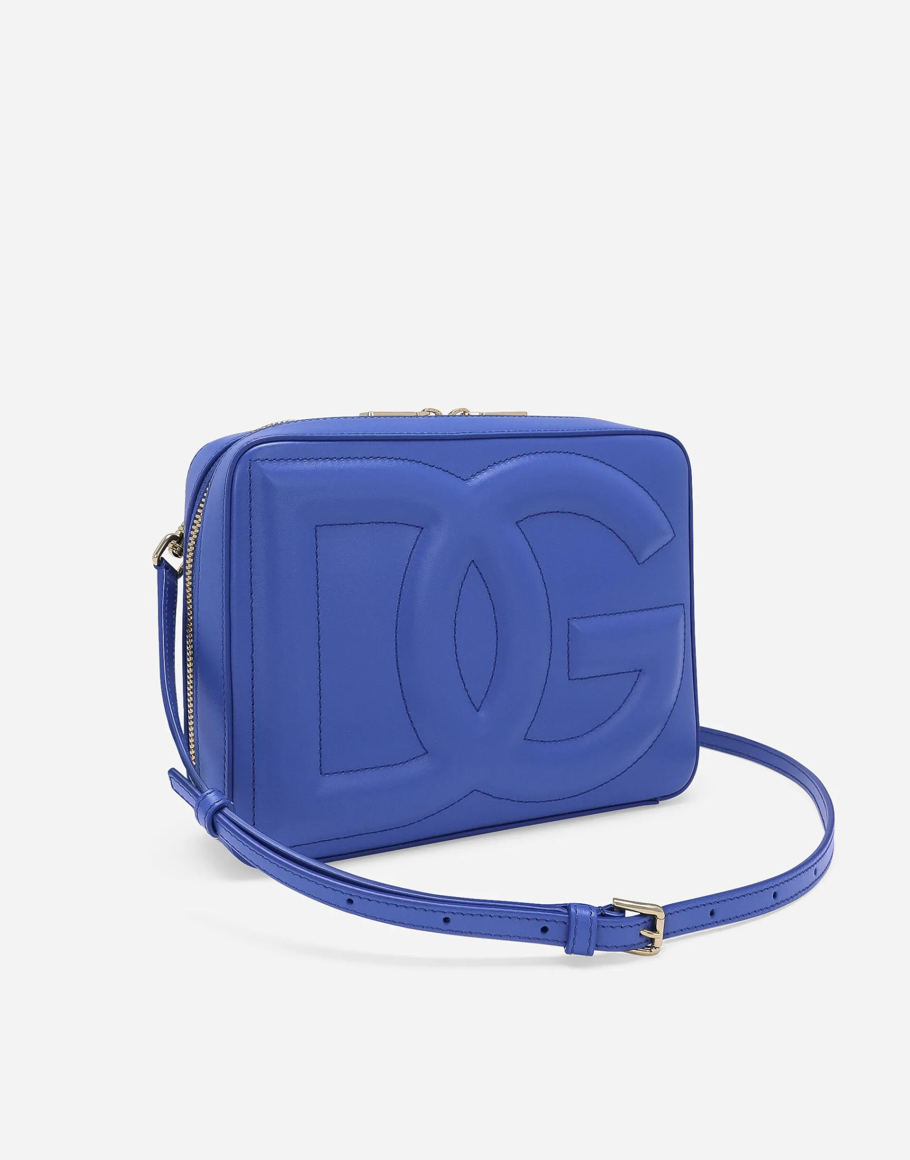 Medium calfskin DG Logo camera bag