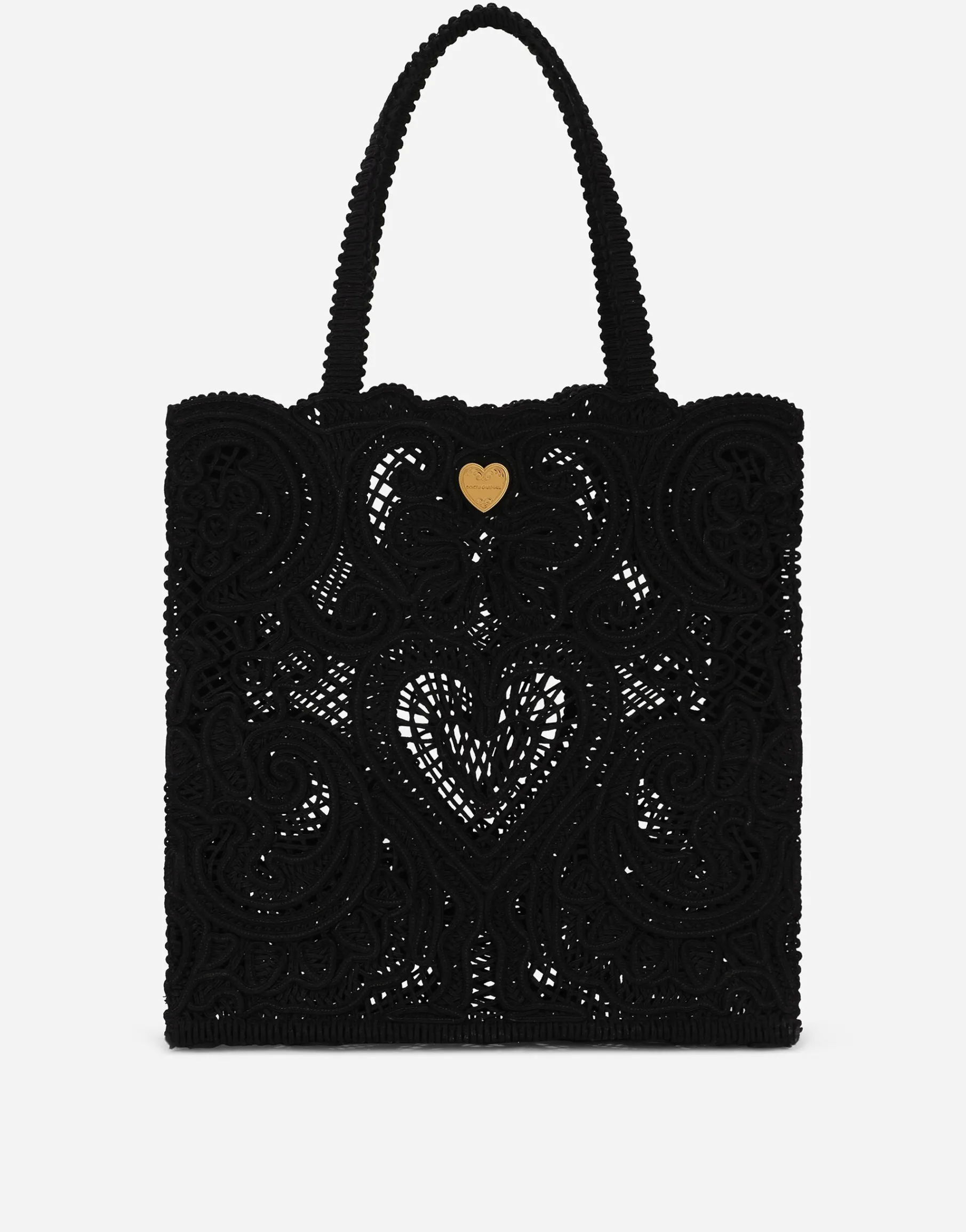 Medium cordonetto lace Beatrice shopper