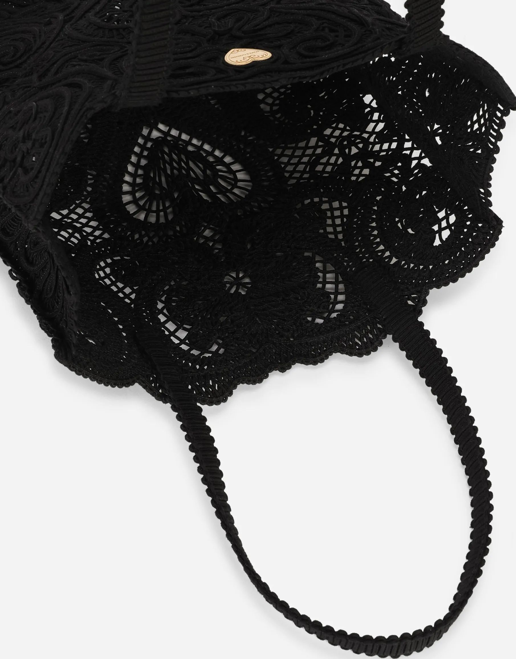 Medium cordonetto lace Beatrice shopper