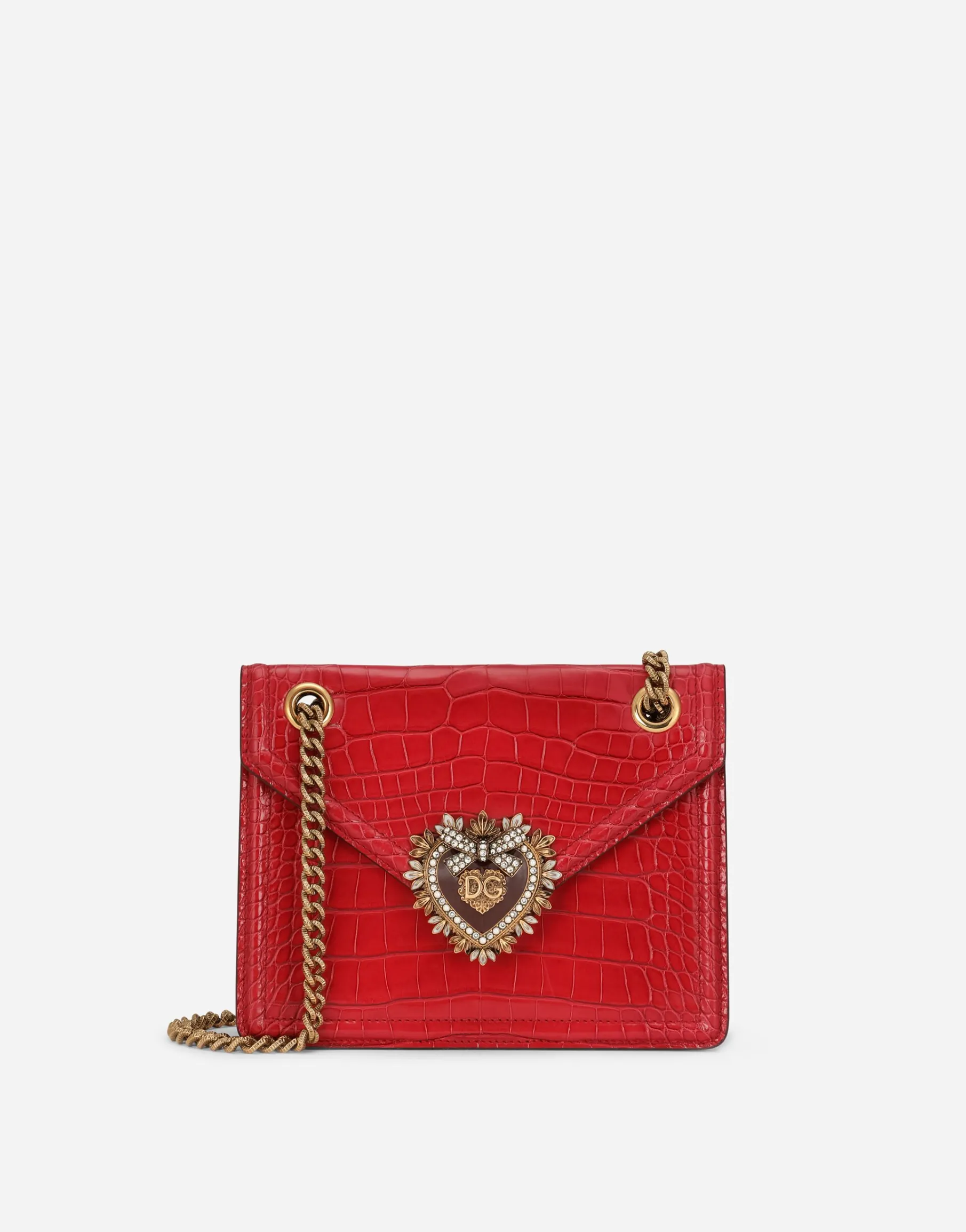 Medium crocodile skin Devotion bag
