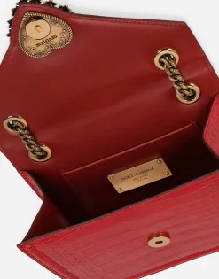 Medium crocodile skin Devotion bag
