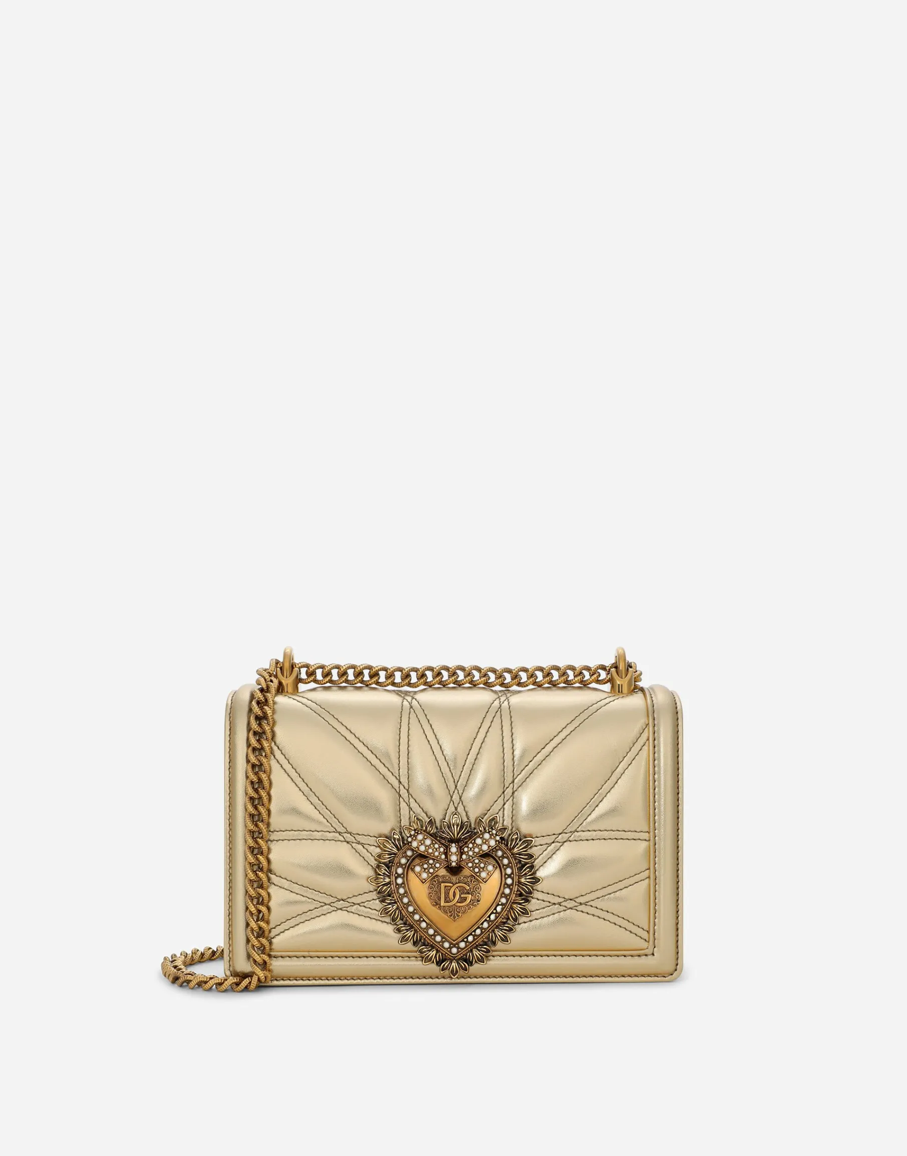 Medium Devotion bag in quilted nappa leather