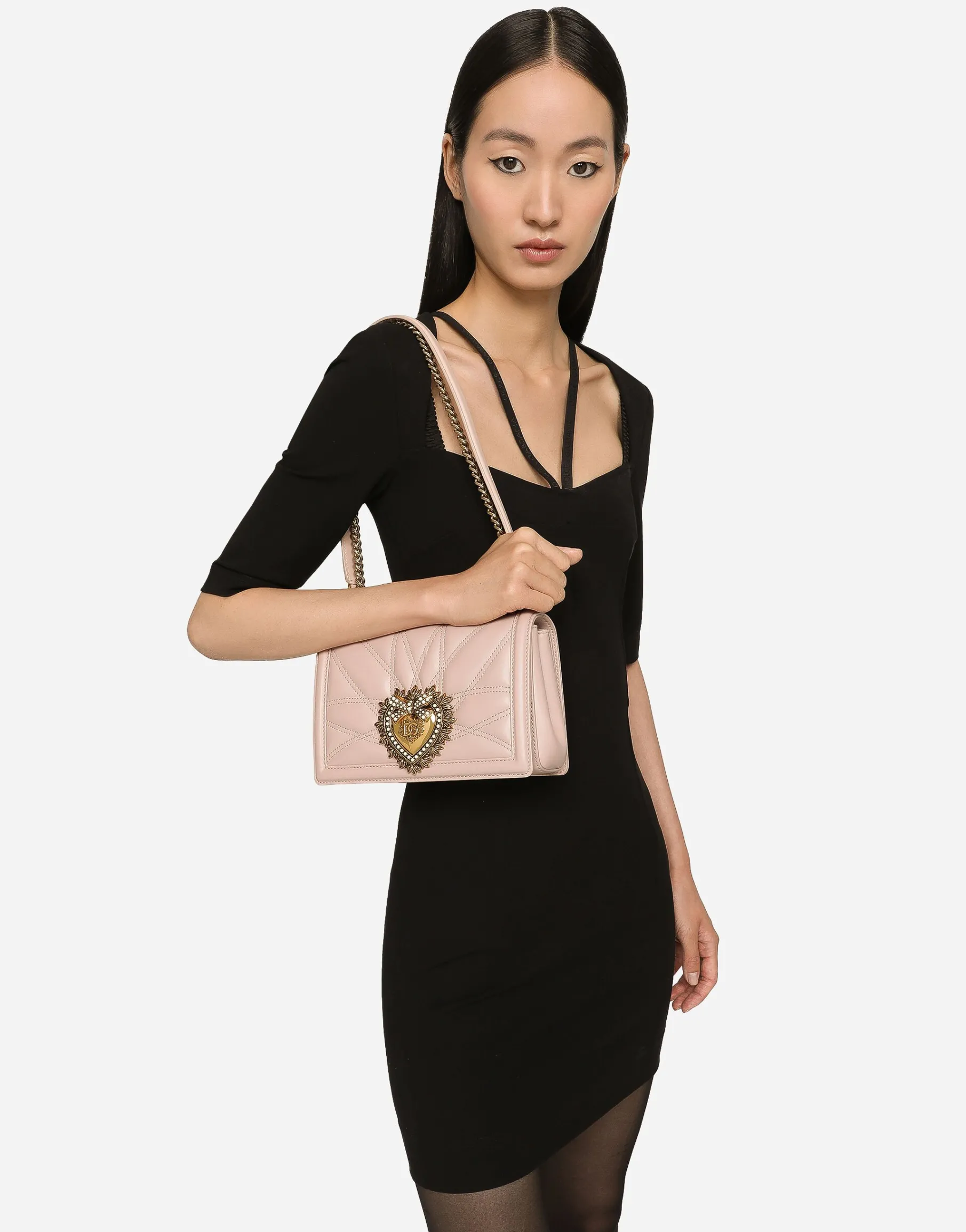 Medium Devotion bag in quilted nappa leather