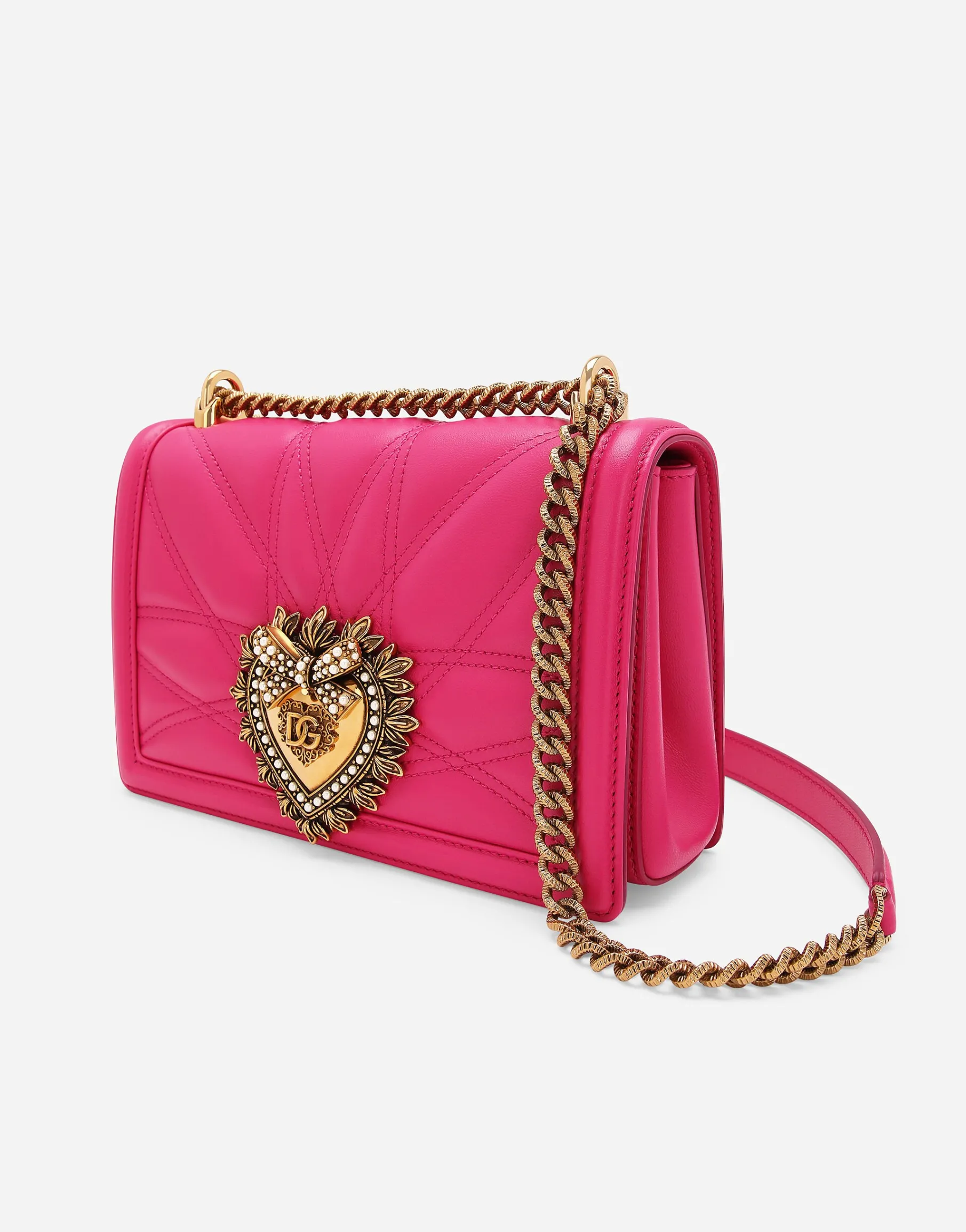 Medium Devotion bag in quilted nappa leather