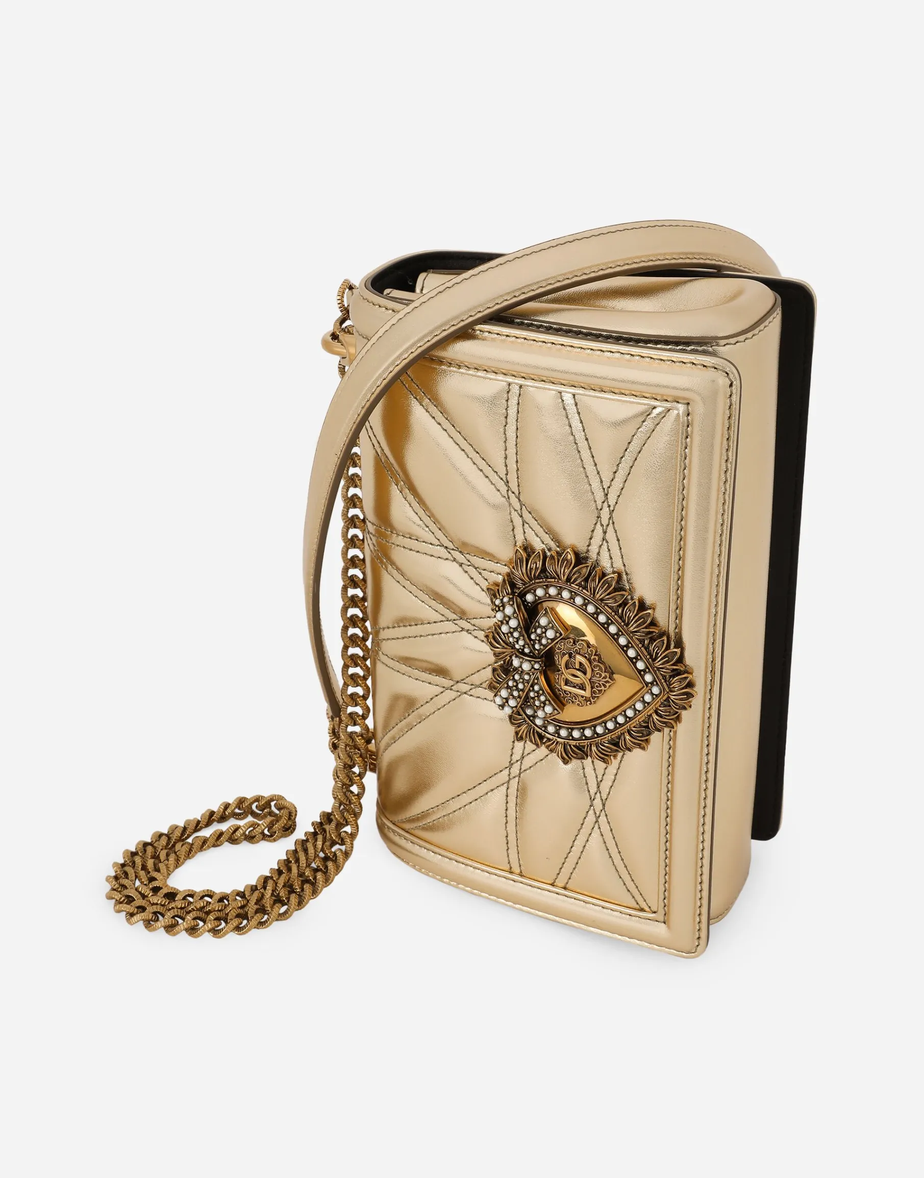 Medium Devotion bag in quilted nappa leather