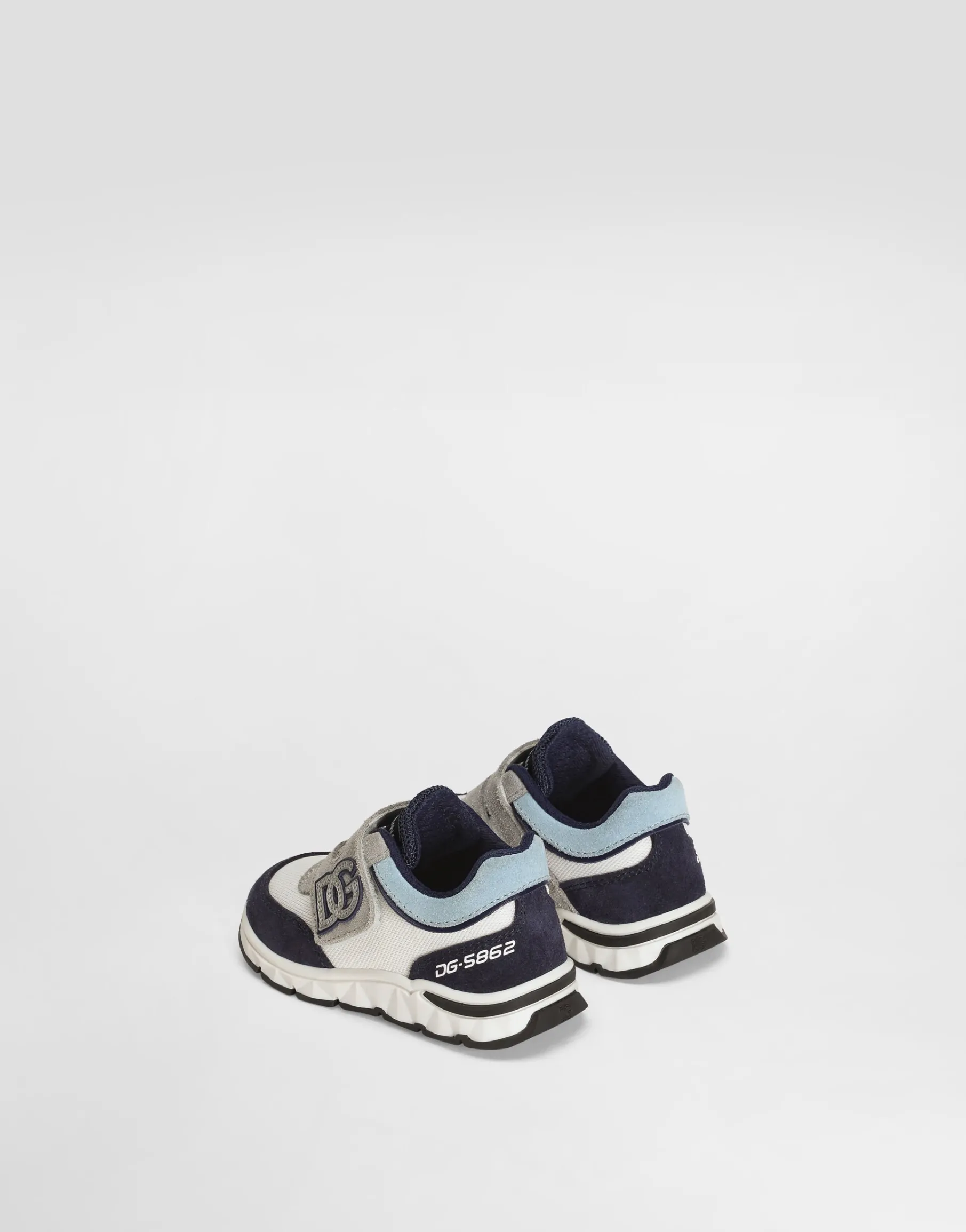 Mesh and split leather DG Running sneakers