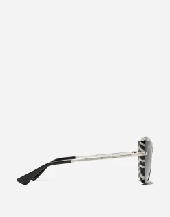 Metal print sunglasses