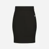 Milano rib miniskirt with DG logo