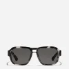 Mirror logo sunglasses