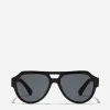 Mirror Logo Sunglasses