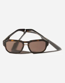 Mirror logo sunglasses