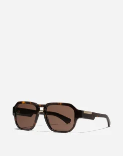 Mirror logo sunglasses