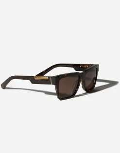 Mirror logo sunglasses