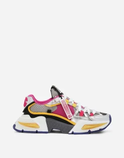 Mixed-material Airmaster sneakers