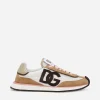 Mixed-material DG CUSHION sneakers