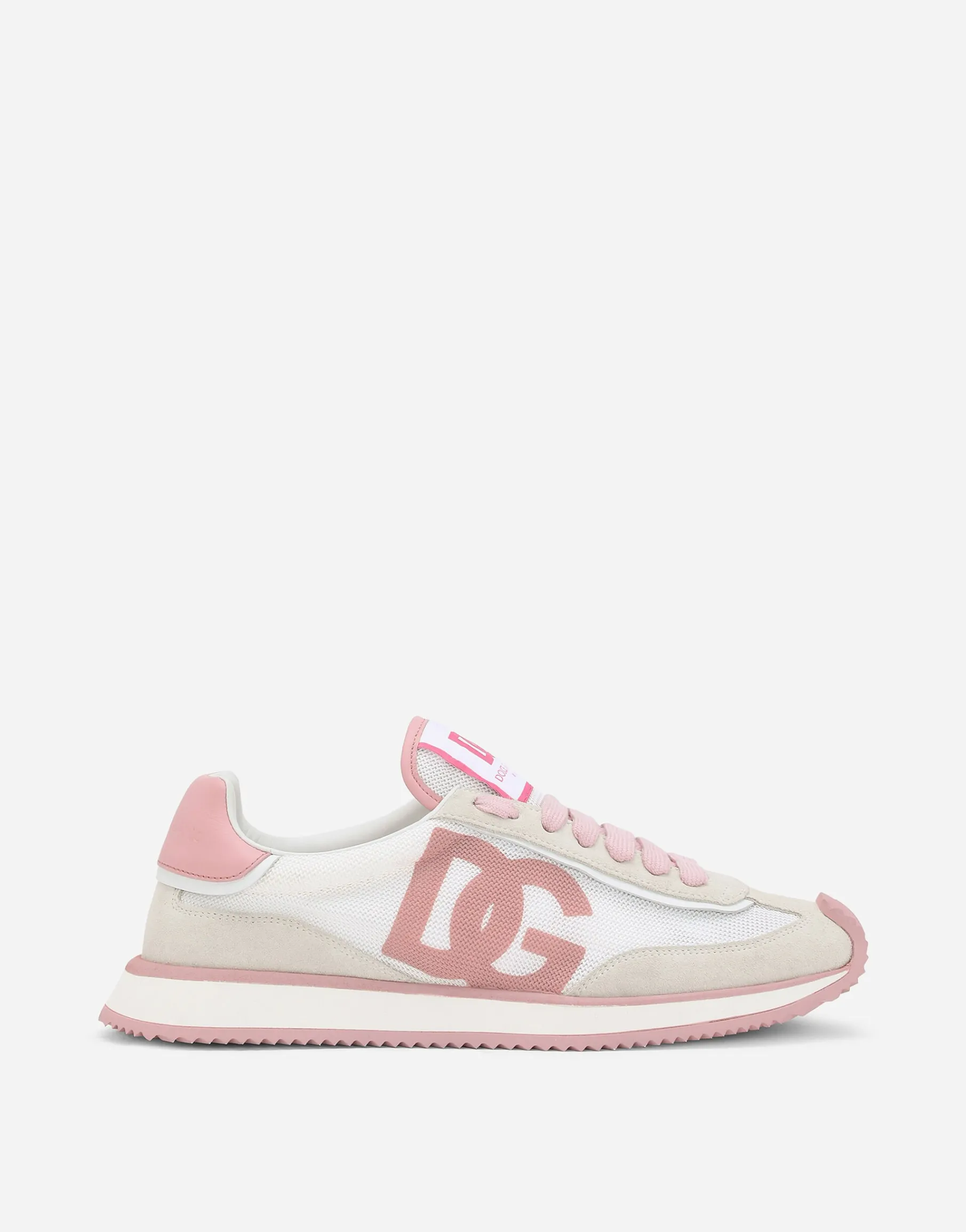 Mixed-material DG CUSHION sneakers