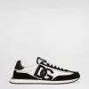 Mixed-material DG CUSHION sneakers
