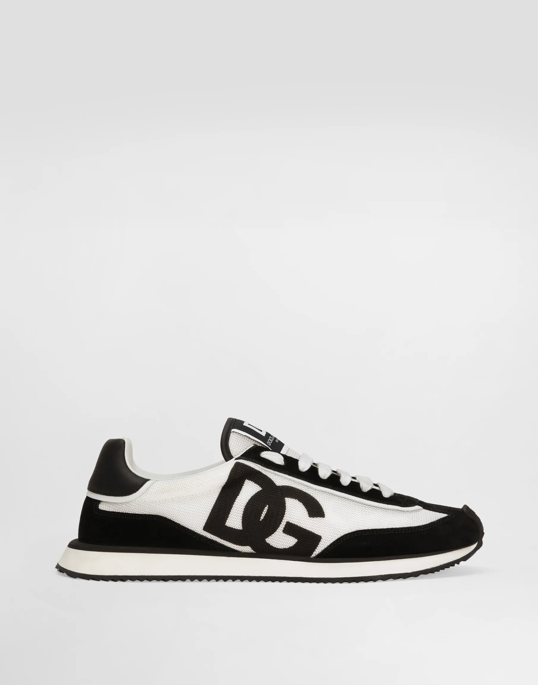 Mixed-material DG CUSHION sneakers