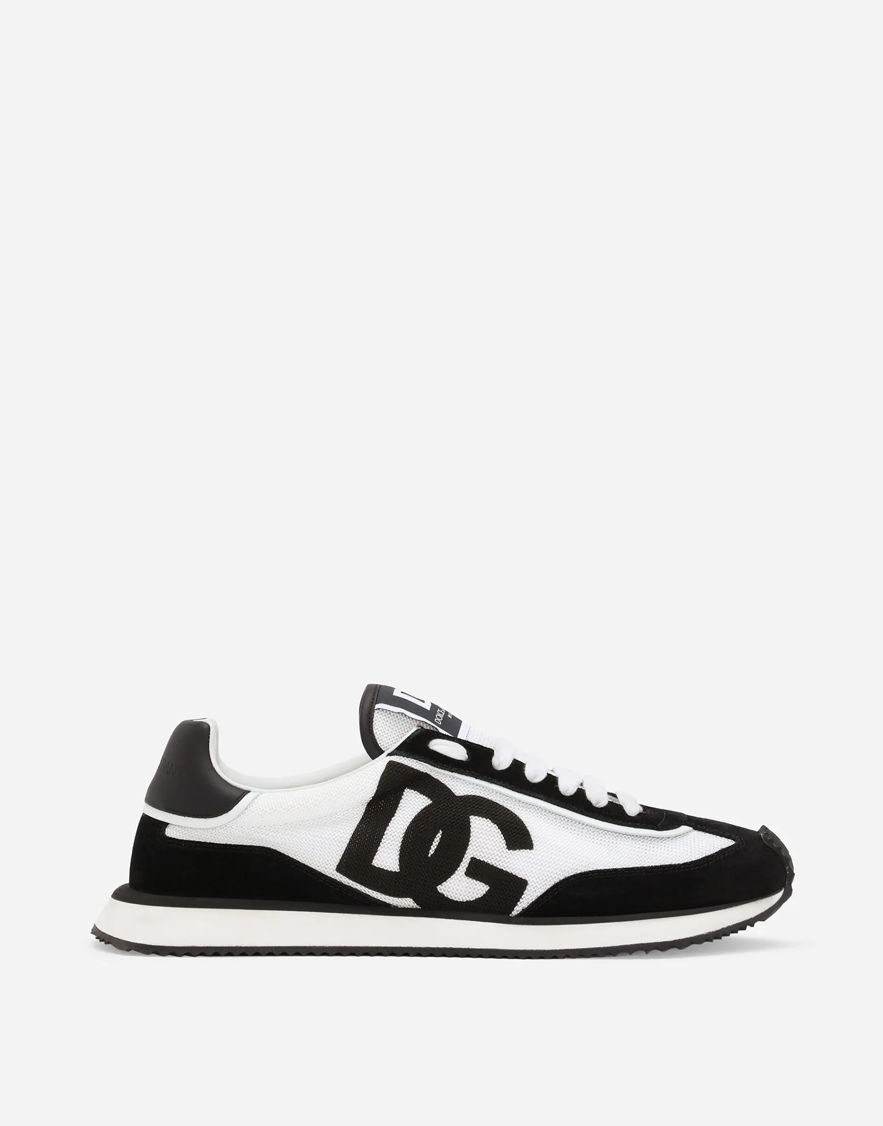 Mixed-material DG CUSHION sneakers