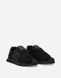 Mixed-material DG CUSHION sneakers