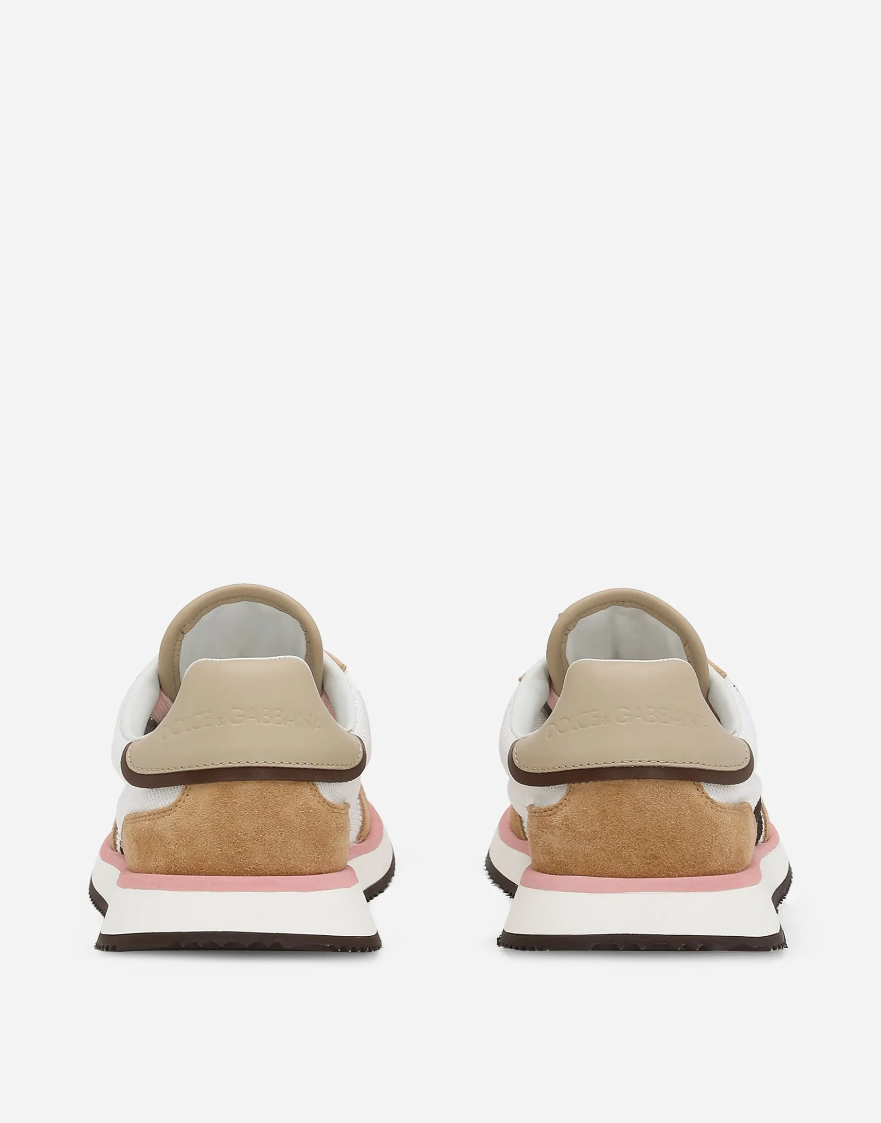 Mixed-material DG CUSHION sneakers
