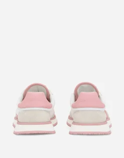 Mixed-material DG CUSHION sneakers