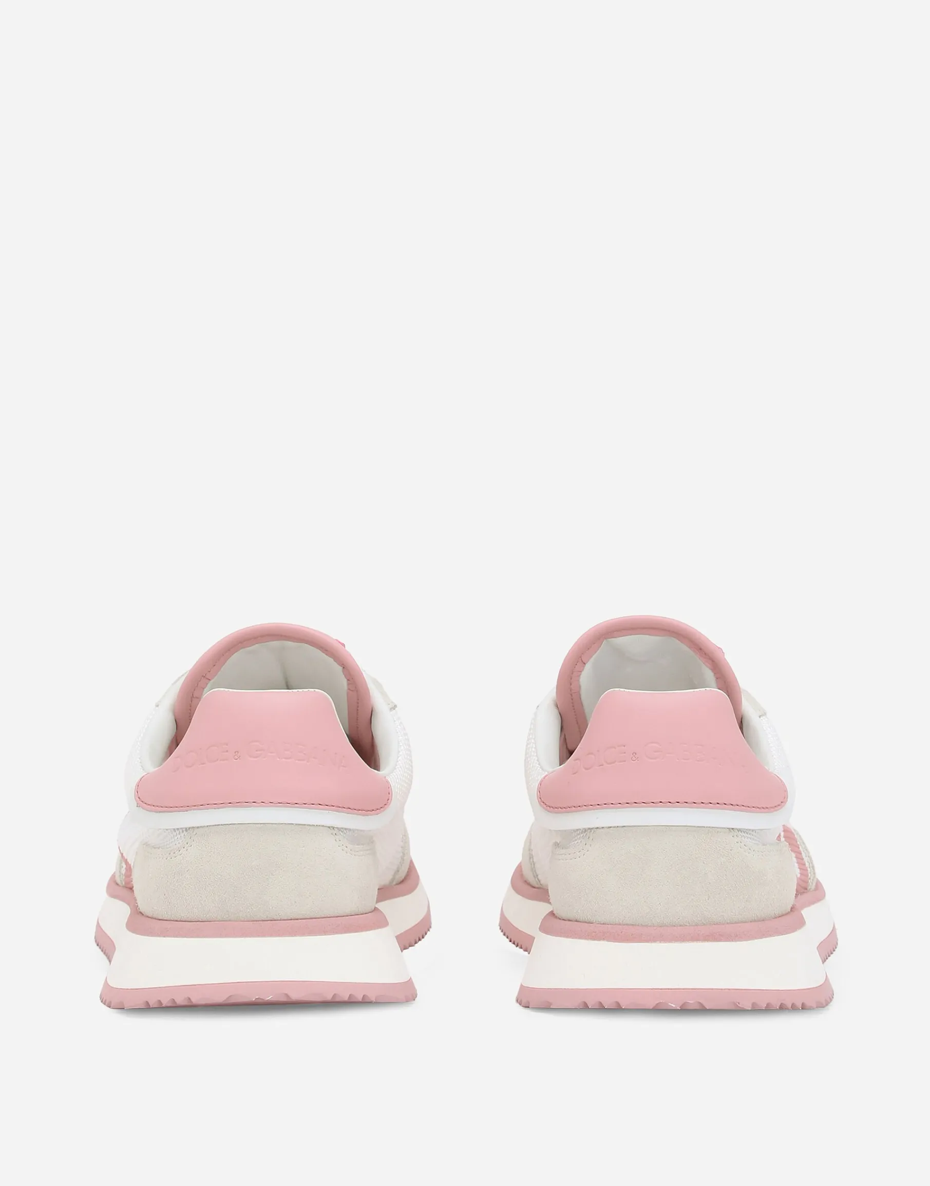 Mixed-material DG CUSHION sneakers