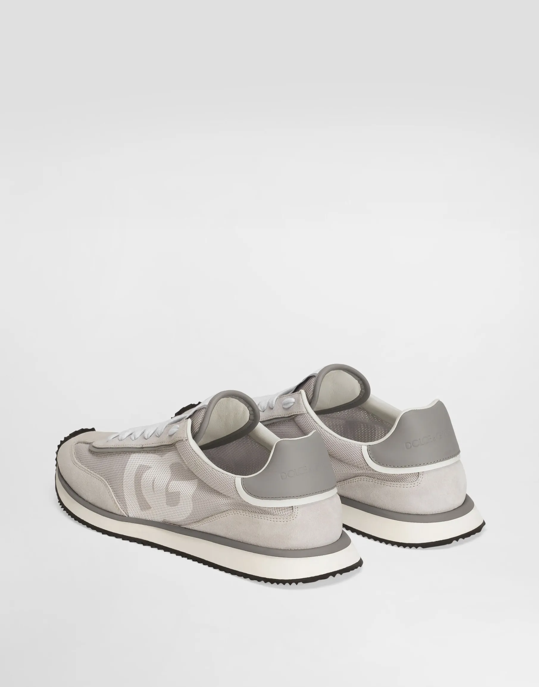Mixed-material DG CUSHION sneakers
