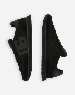 Mixed-material DG CUSHION sneakers