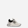 Mixed-material sneakers