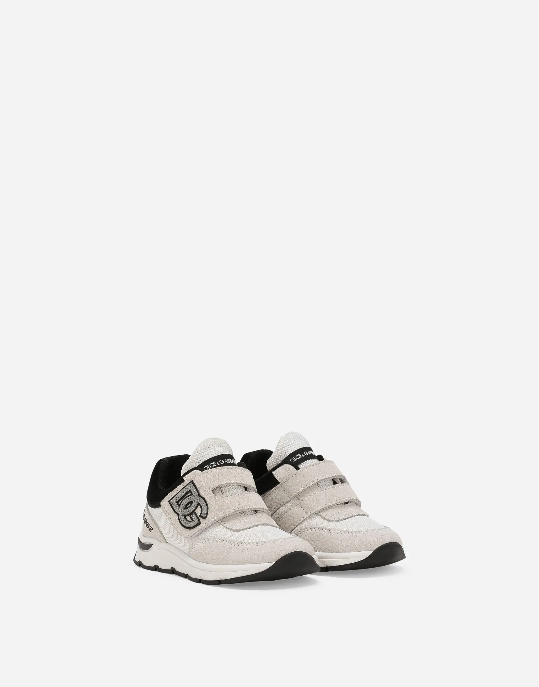 Mixed-material sneakers