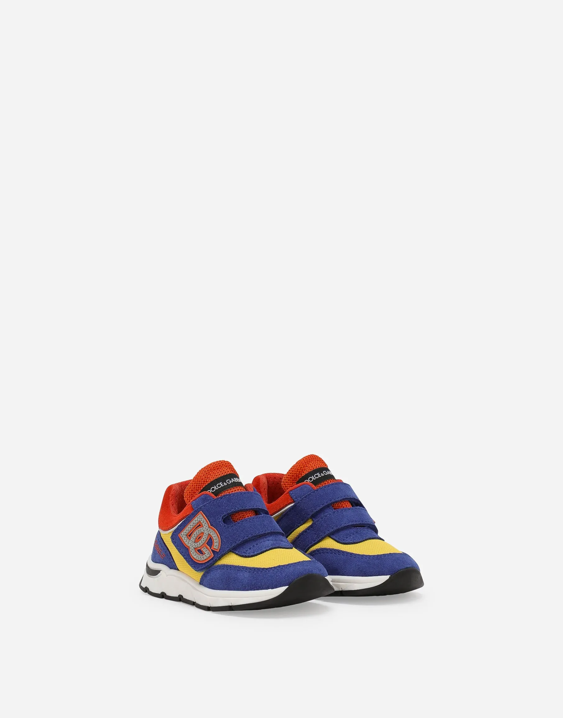 Mixed-material sneakers