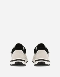 Mixed-material sneakers