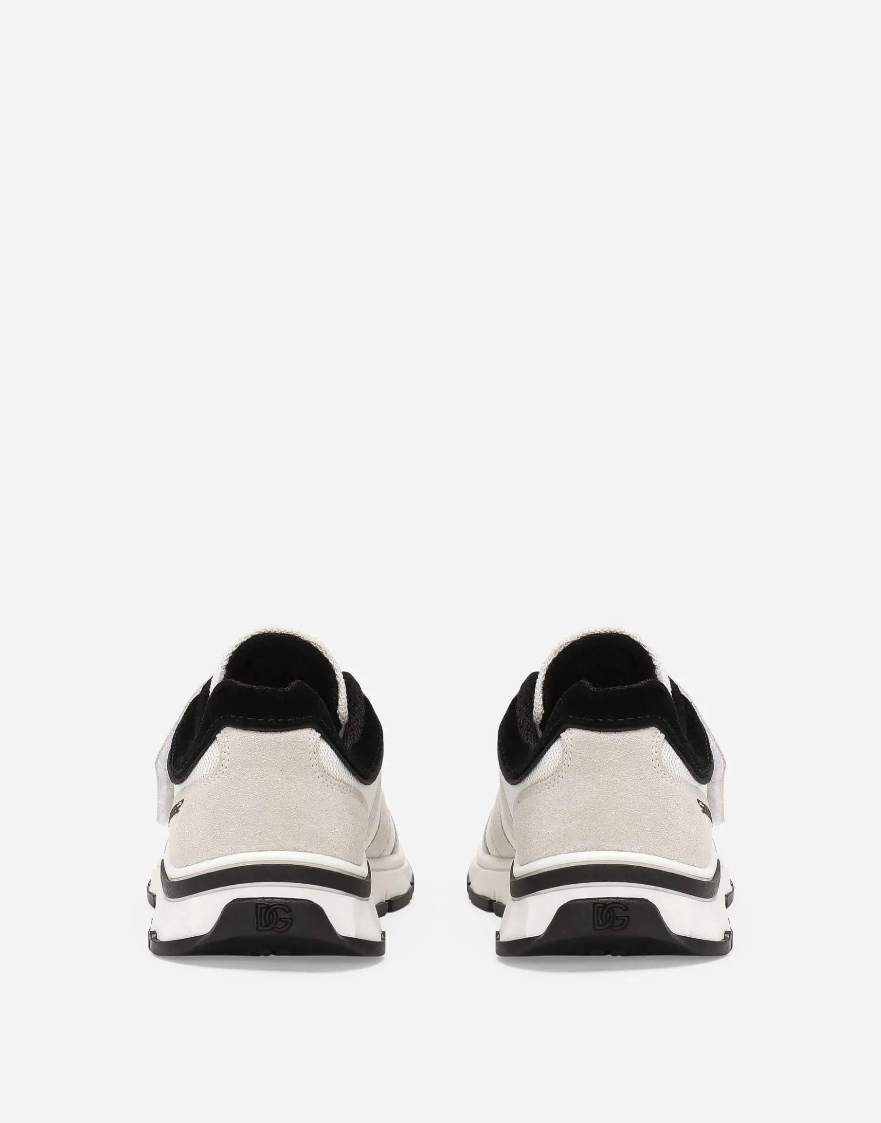 Mixed-material sneakers