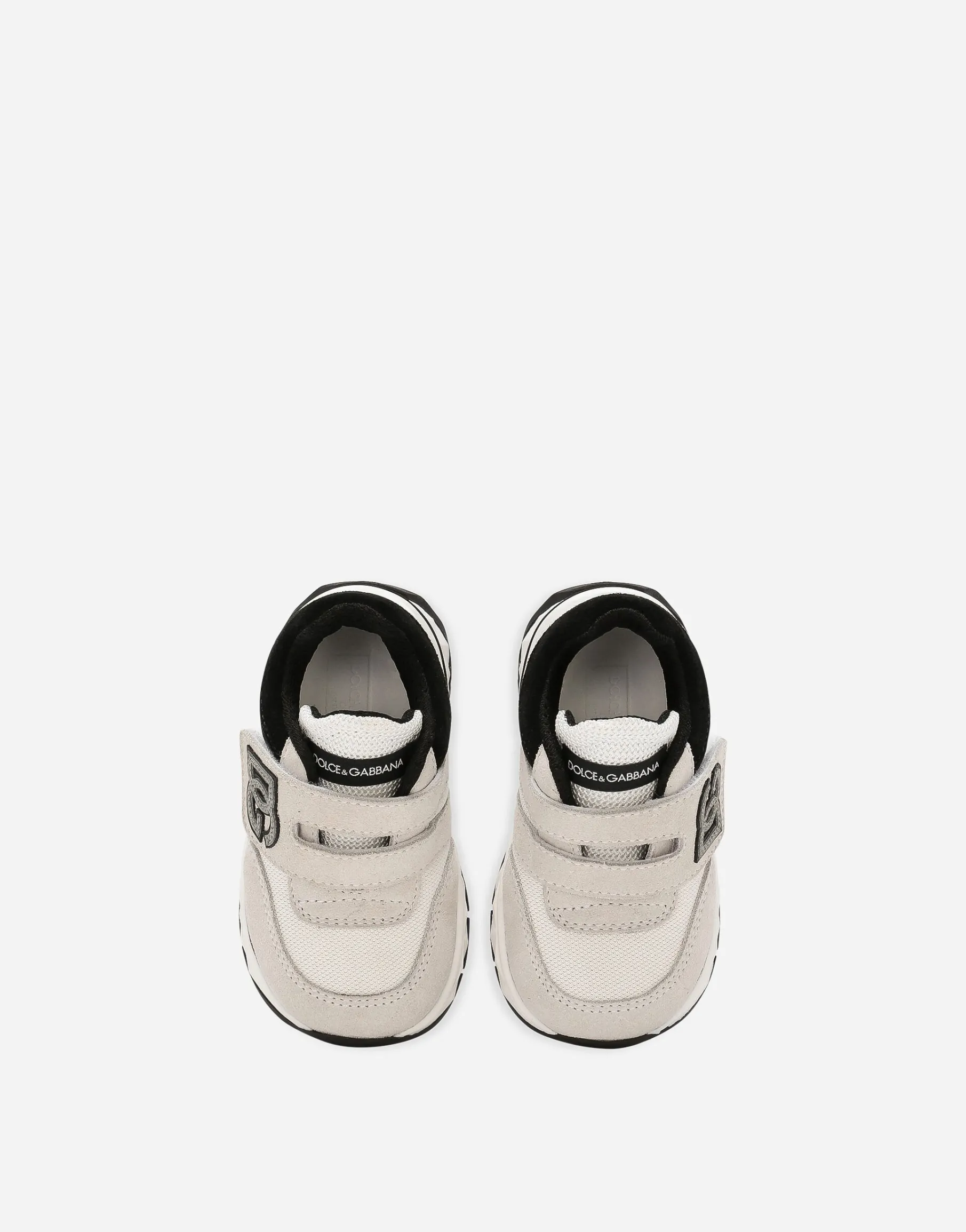 Mixed-material sneakers