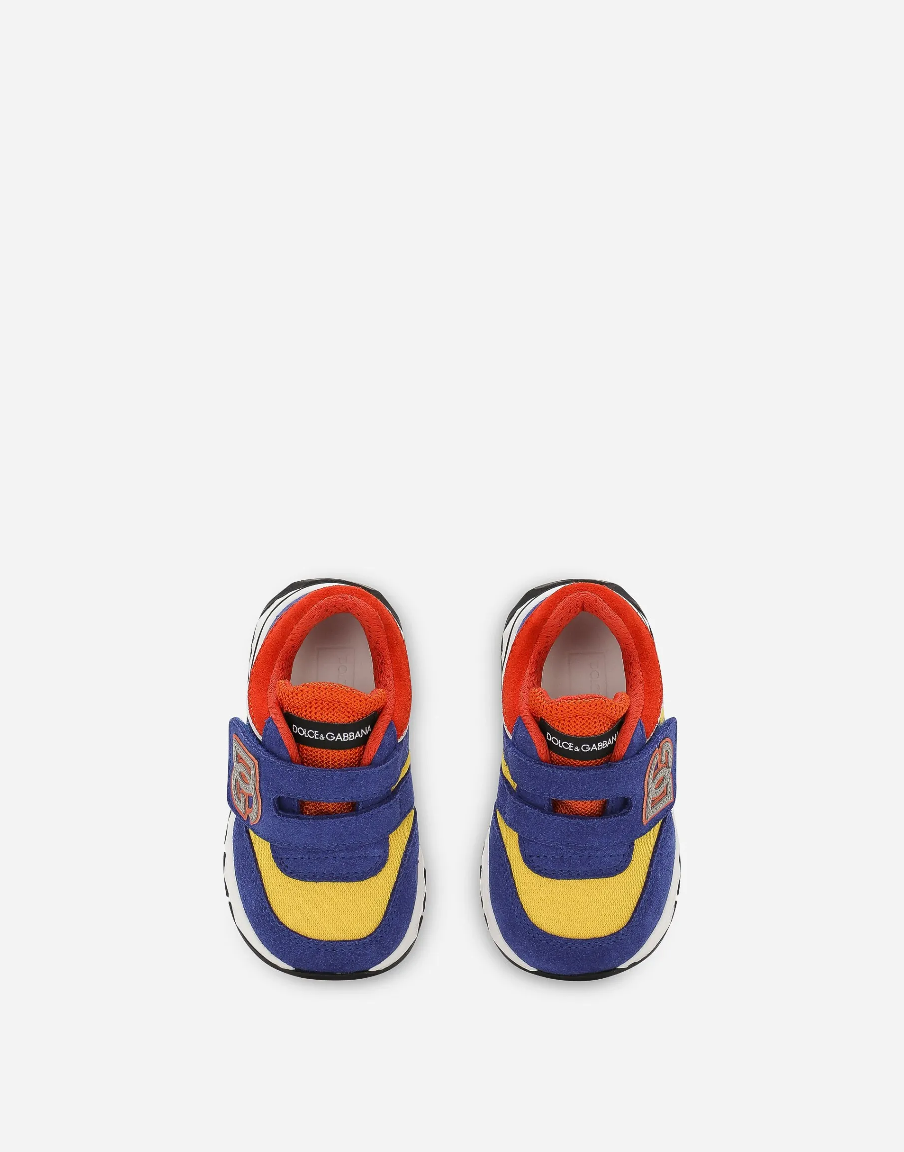 Mixed-material sneakers