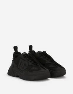 Mixed-materials Daymaster sneakers