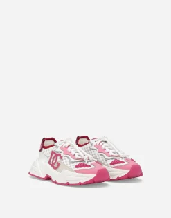 Mixed-materials Daymaster sneakers