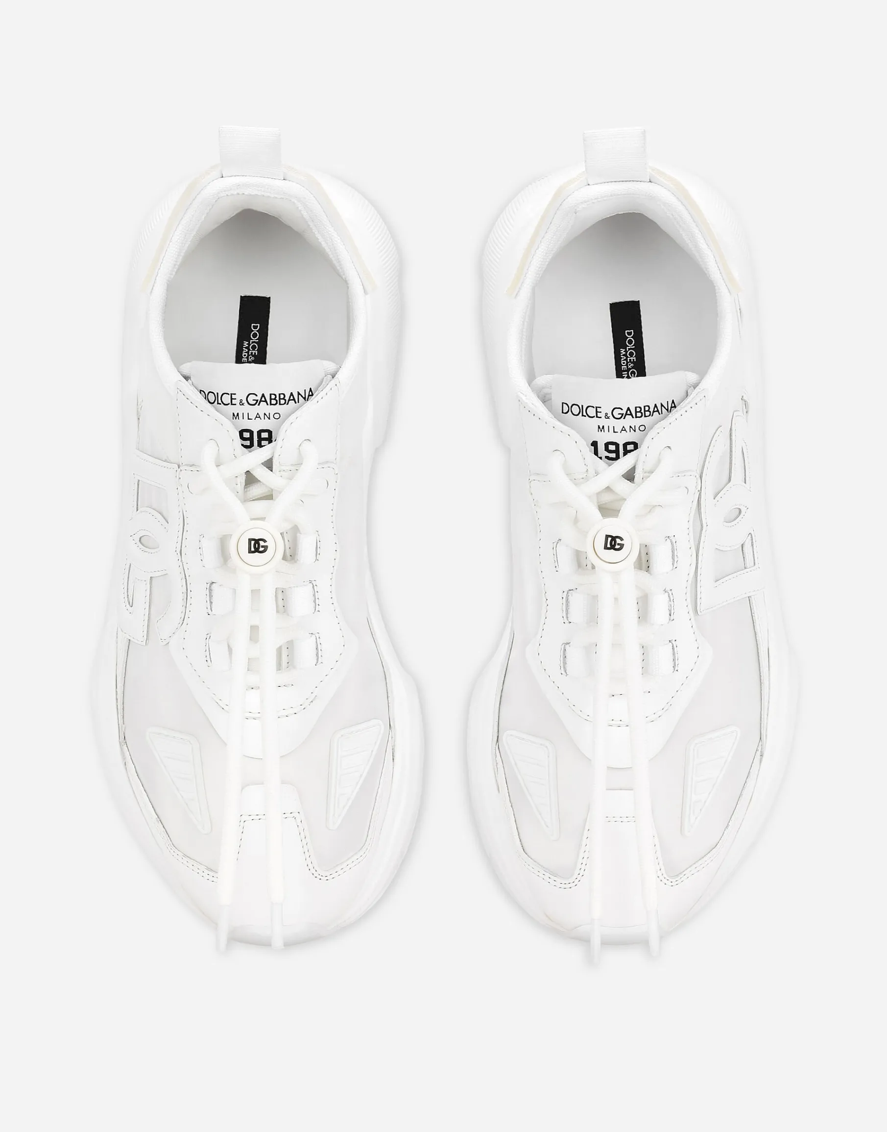 Mixed-materials Daymaster sneakers
