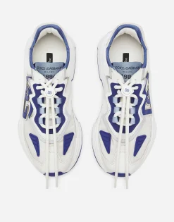 Mixed-materials Daymaster sneakers