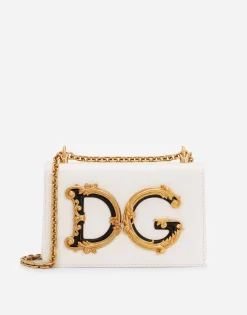 Nappa leather DG Girls shoulder bag