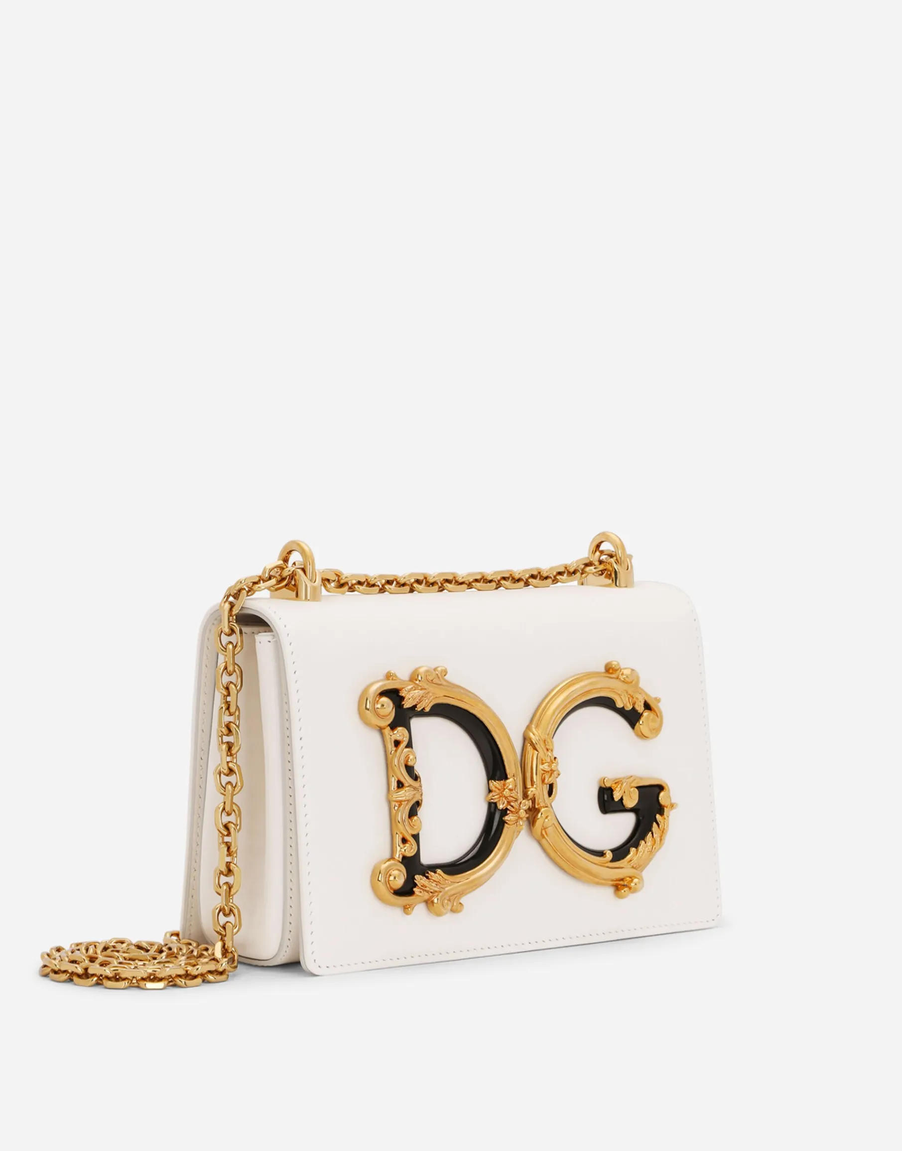 Nappa leather DG Girls shoulder bag